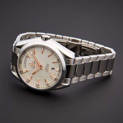 used omega aqua terra watch.